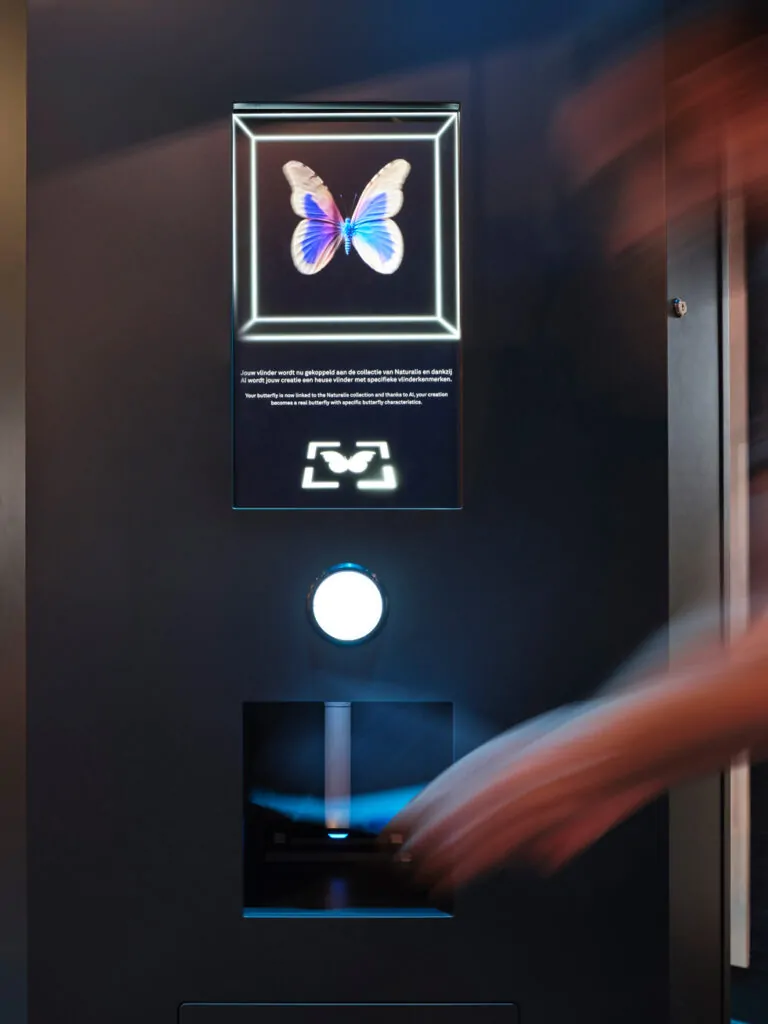 Create Your Own Butterfly at Dominic Harris’ Origins of Imagination at Naturalis Biodiversity Center