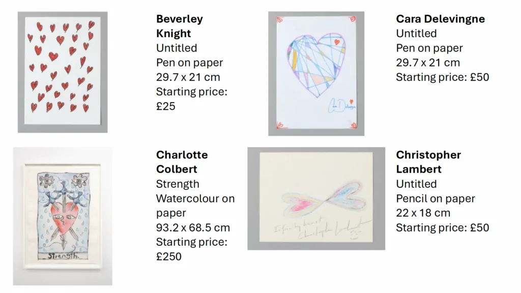 Chain of Hope Unveils Share Your Heart, a Star-Studded Art Auction at Saatchi Gallery