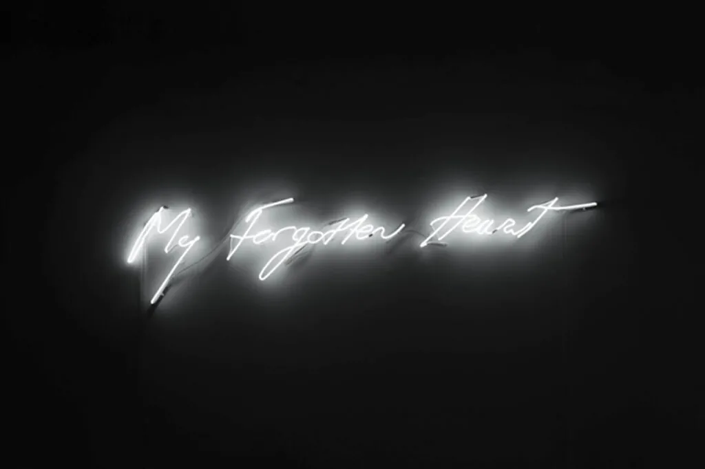 Tracey Emin’s My Forgotten Heart Glows at Hotel Savoy