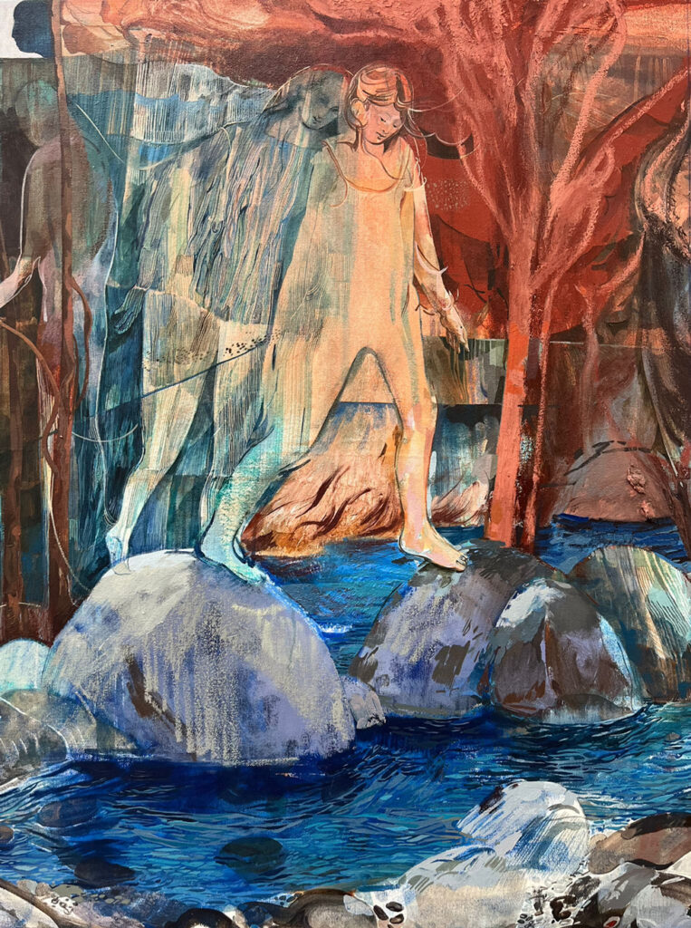Joana Galego: Seashells in My Mother’s Garden and The Giant Boulder Rolling Down