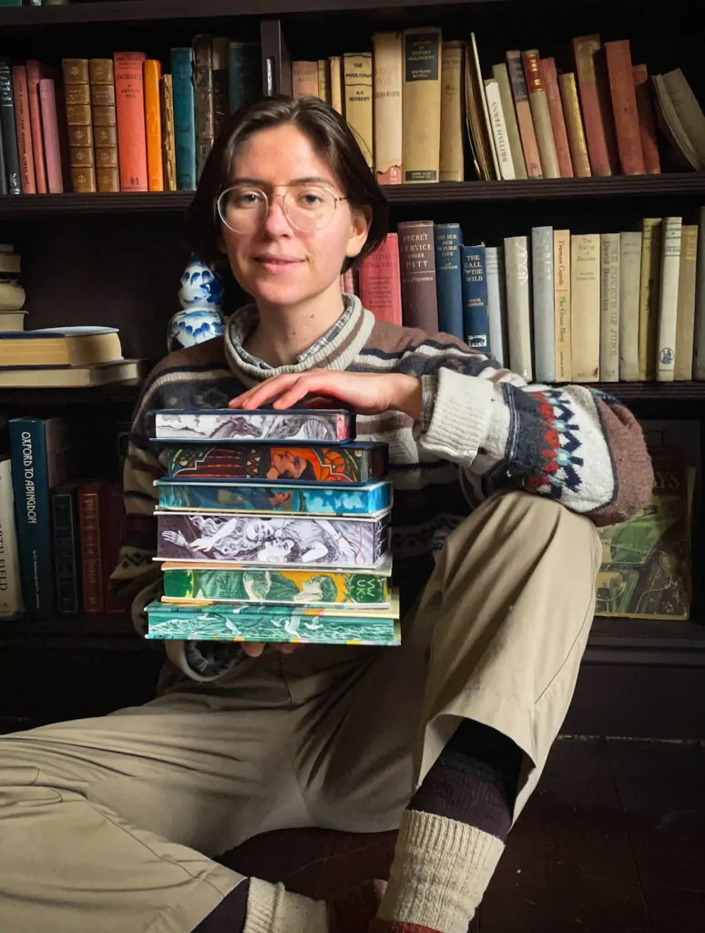 Olesia Komarova: Raising the Profile of Women Authors and Visible Women UK with Fundraising book-edge Art Project