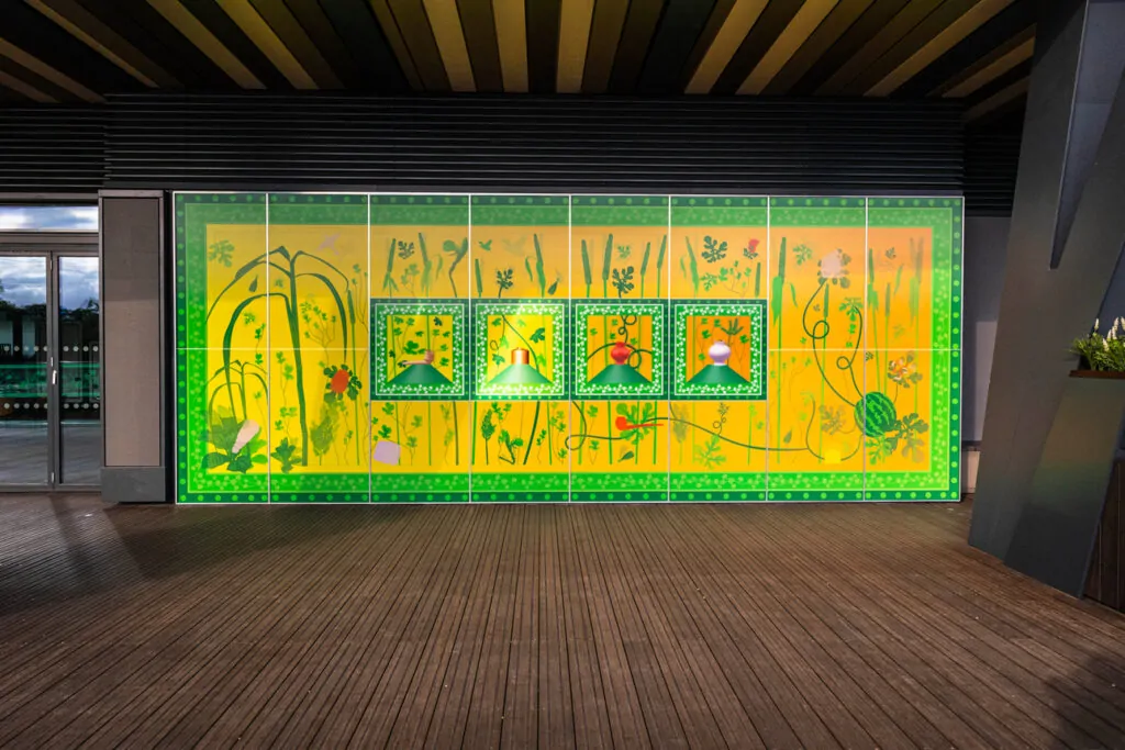 Yinka Ilori Mines Fulham’s Past for New Installation 100 Found Objects at Fulham Pier