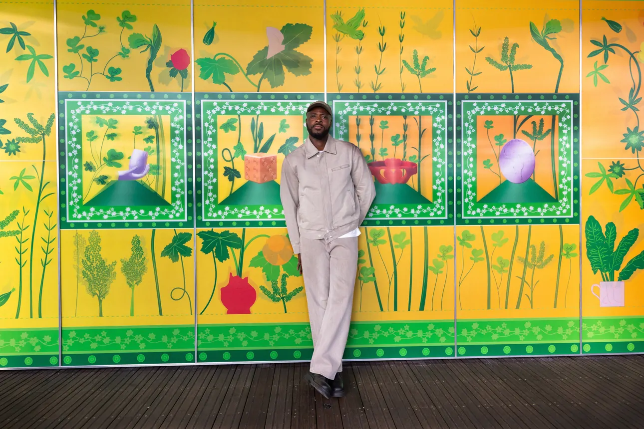 Yinka Ilori Mines Fulham’s Past for New Installation 100 Found Objects at Fulham Pier