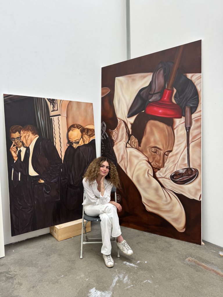 Tiyana Mitchell Paints from the Film of Memory