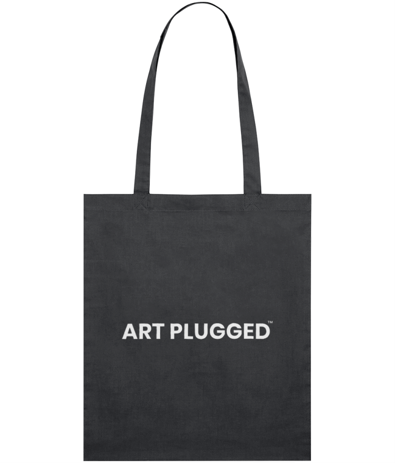 Art Plugged Light Tote Bag Grey - Image 2