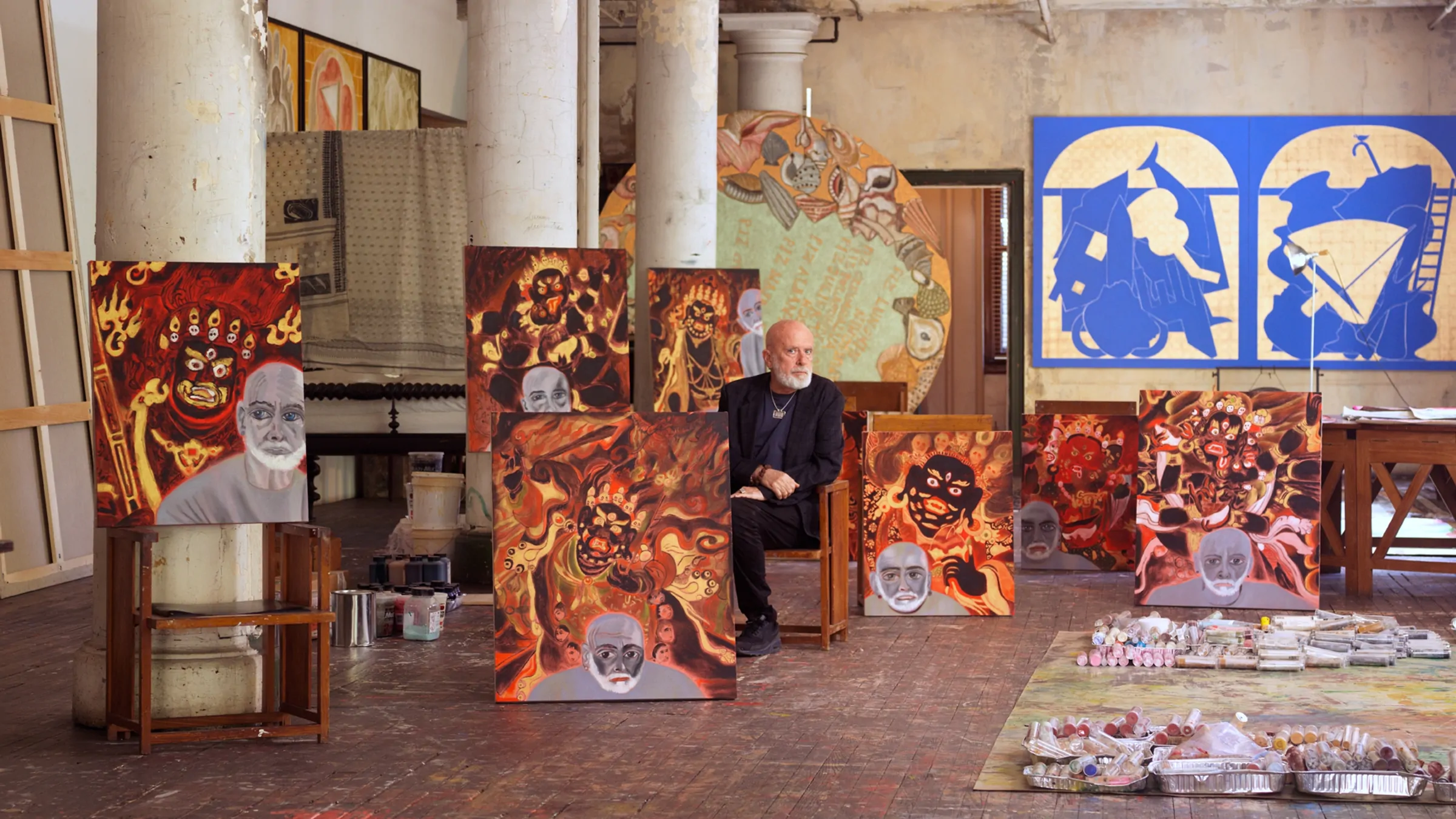 Francesco Clemente: Self-Portraits in the Bardo