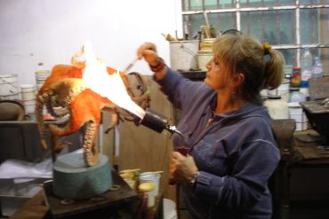 Bushra Fakhoury, Sculpting, Sculptor, Edge of Life, sculpture