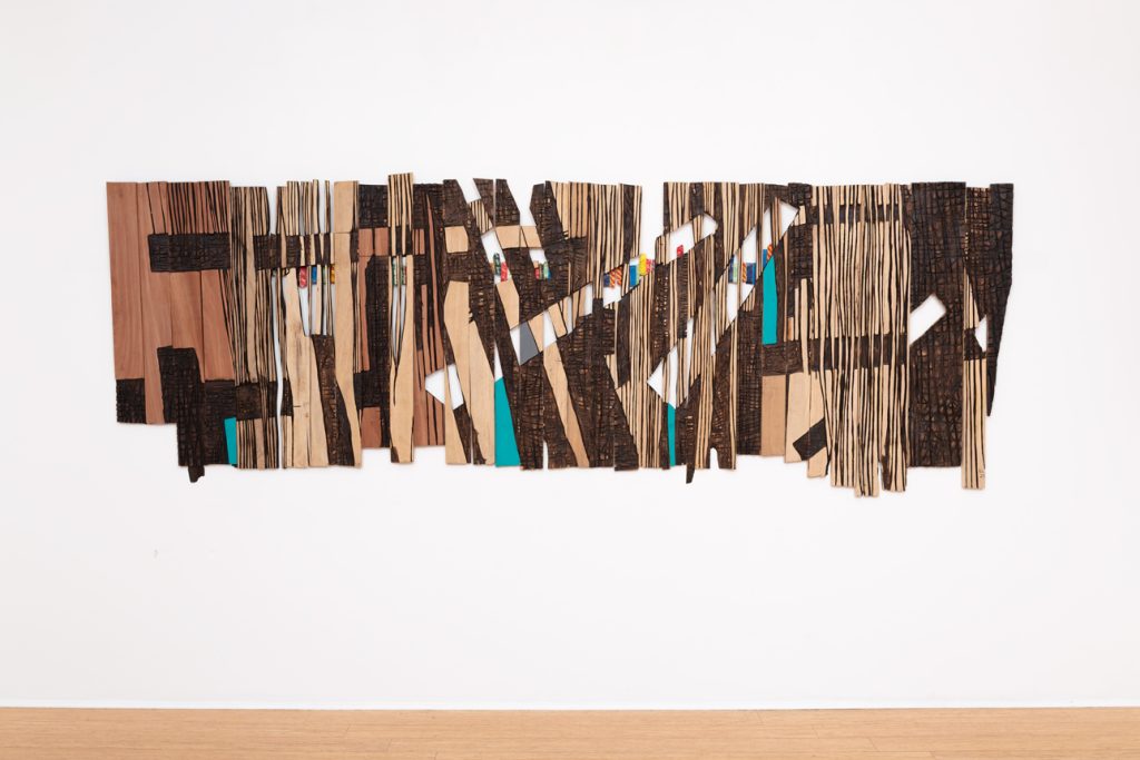 Wood, El Anatsui, Goodman Gallery, October Gallery